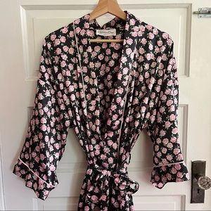 Vintage Christian Dior Rose Motif Robe
